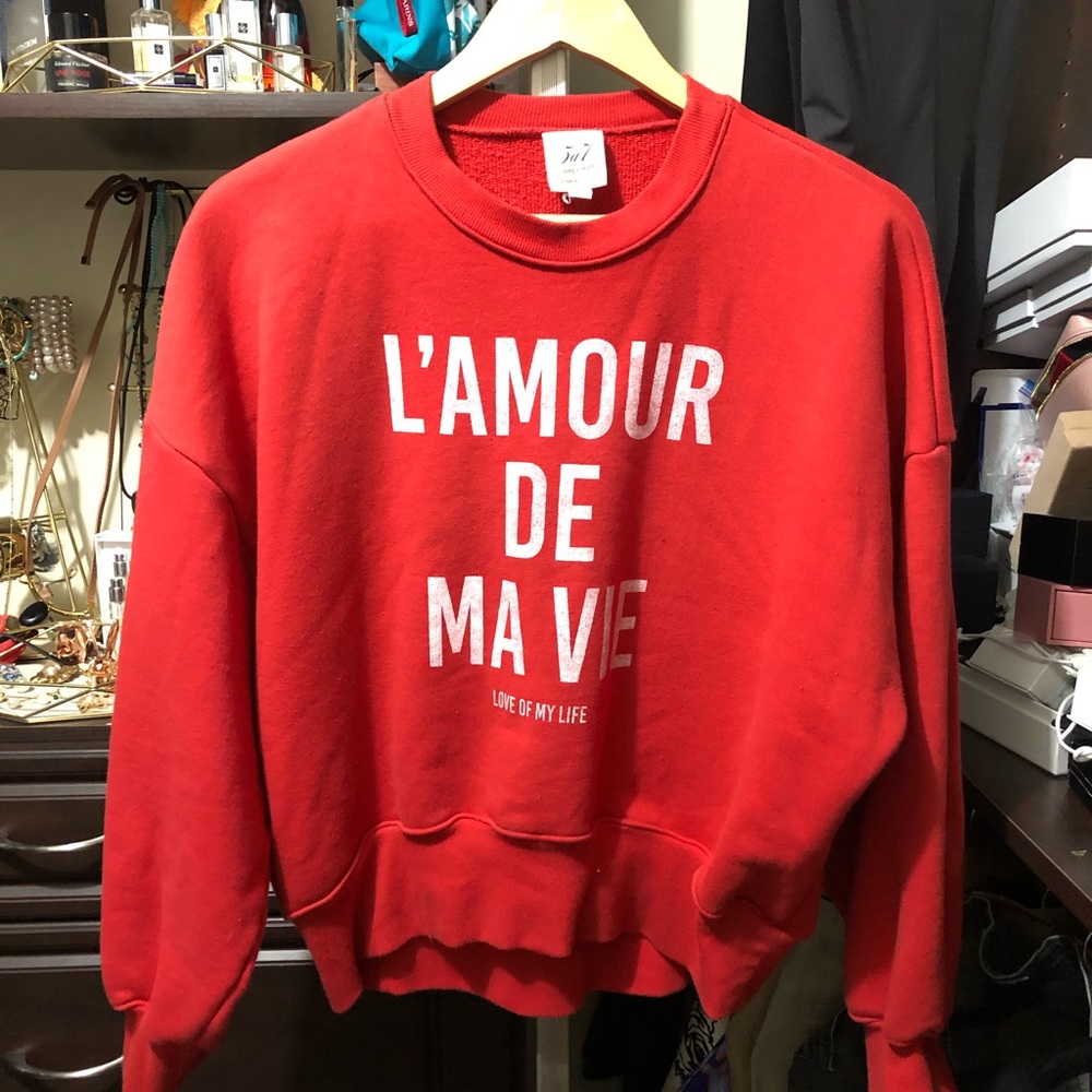 100% cotton sweater French brand